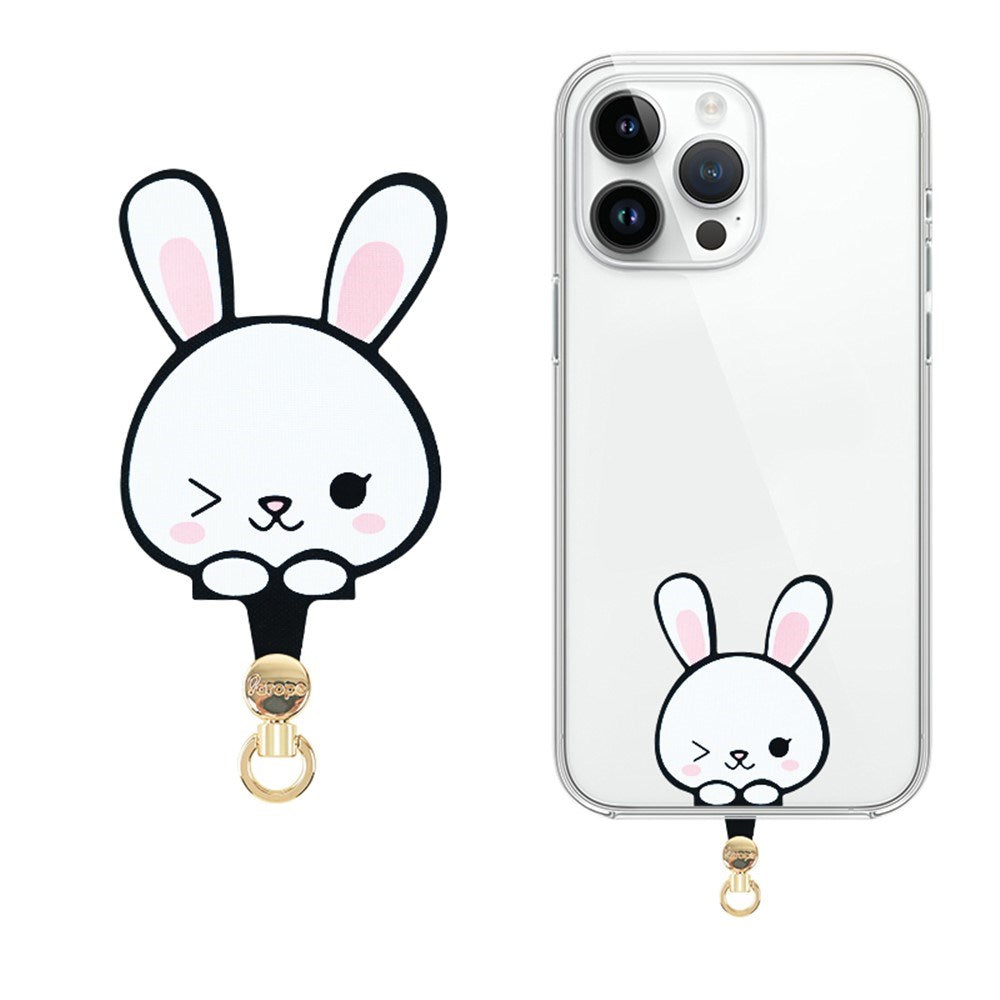 Insert Plate for Mobile Strap - Cartoon Design - Rabbit