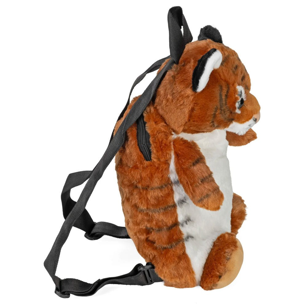 Wild Republic Teddy Backpack for Kids - Tiger