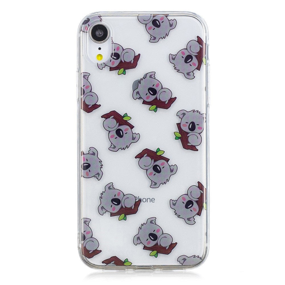 EIDERWOOD iPhone XR Flexible Plastic Case with Design - Koala