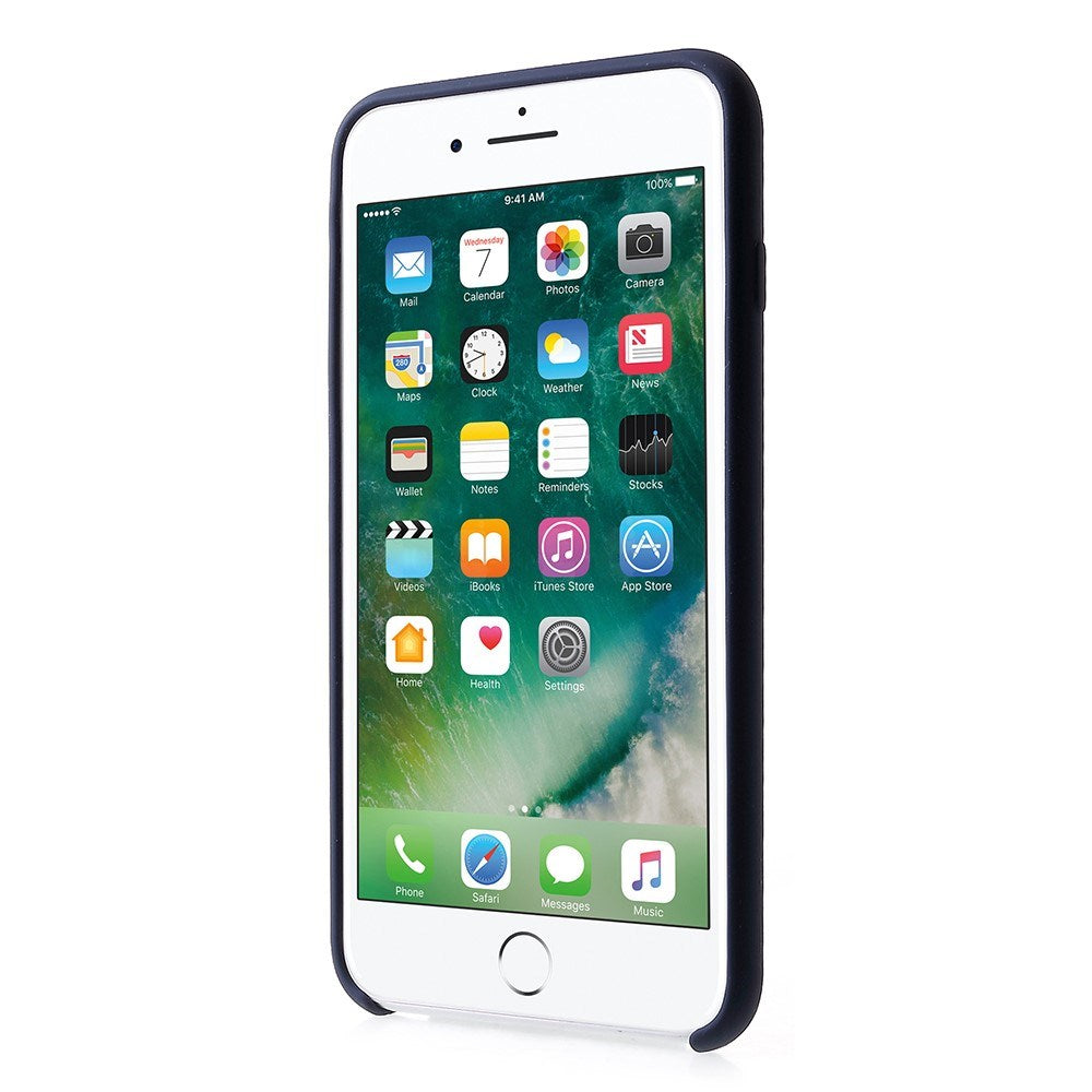 EIDERWOOD iPhone 8 Plus / 7 Plus Lined Silicone Case - Dark Blue