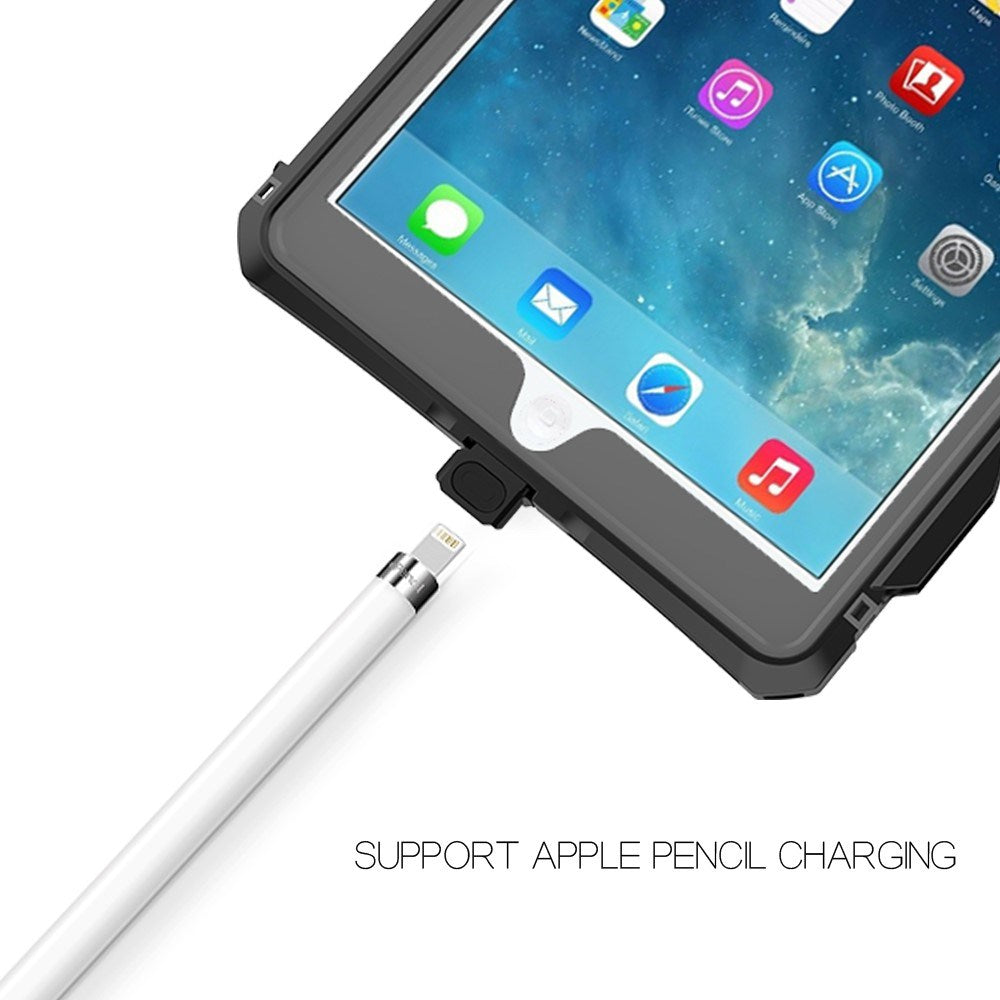 iPad 10.2" (2021 / 2020 / 2019) EIDERWOOD Waterproof Case - Black / Transparent