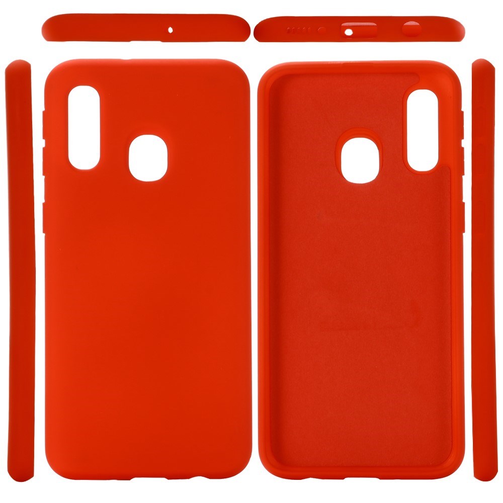 EIDERWOOD Samsung Galaxy A20e Silicone Case - Red