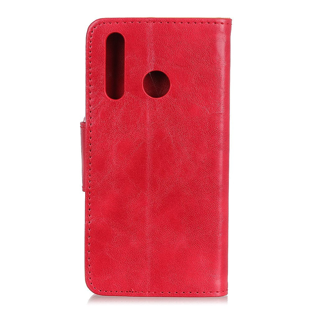 Samsung Galaxy A20s Neutral Leather Wallet Case Red