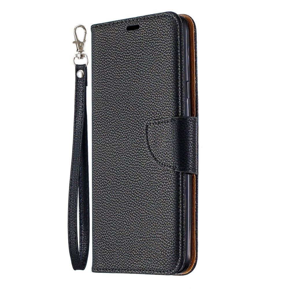 EIDERWOOD Samsung Galaxy A20s Faux Leather Flip Case with Stand & Wallet - Black