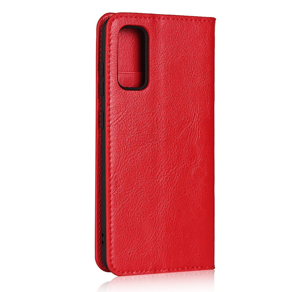 EIDERWOOD Samsung Galaxy S20 Faux Leather Flip Case with Cardholder & Stand Function - Red