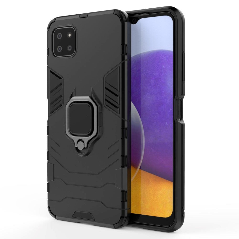 Samsung Galaxy A22 (5G) Tough Case w. Magnetic Kickstand - Black