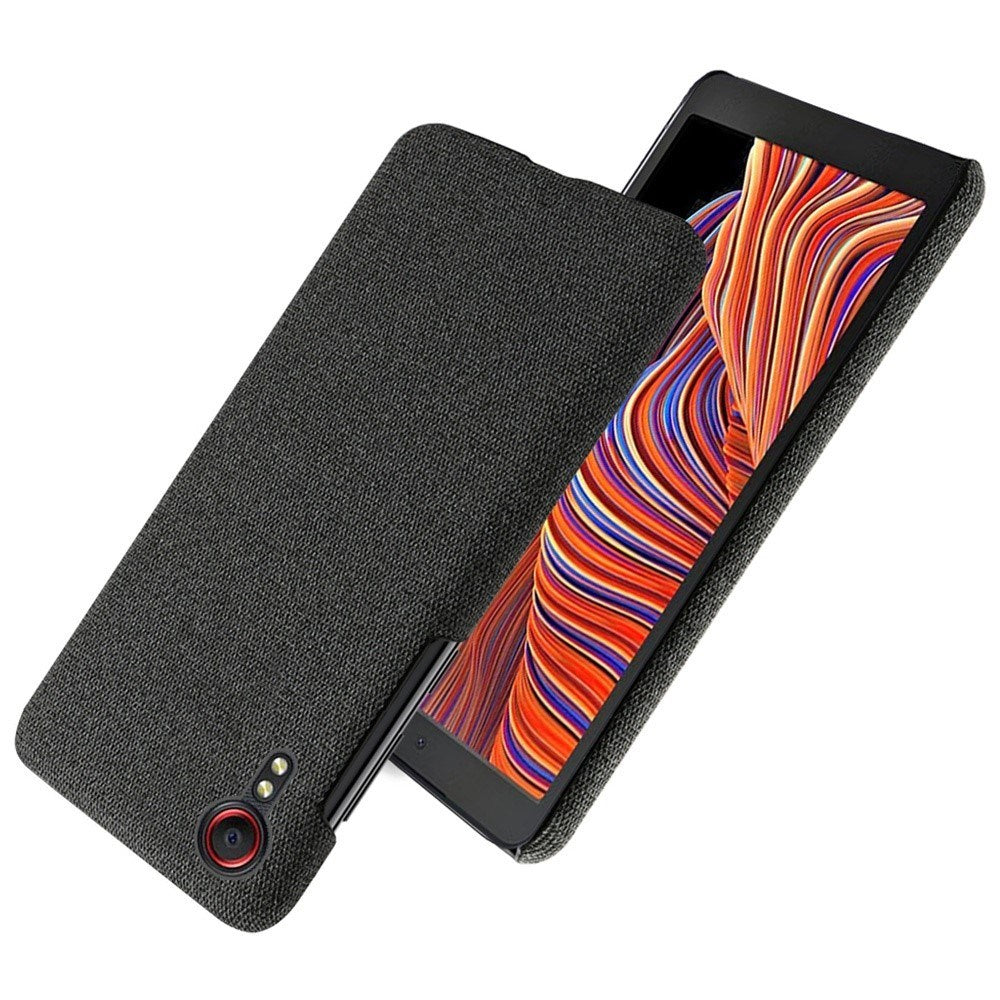 EIDERWOOD Samsung Galaxy Xcover 5 Fabric Coated Plastic Case - Black