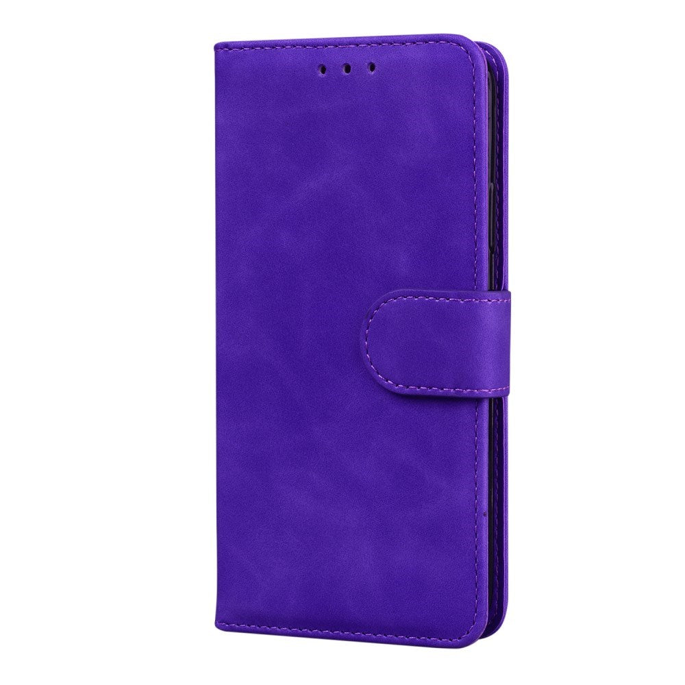 EIDERWOOD Samsung Galaxy A22 (5G) Faux Leather Flip Case with Cardholder & Stand Function - Purple