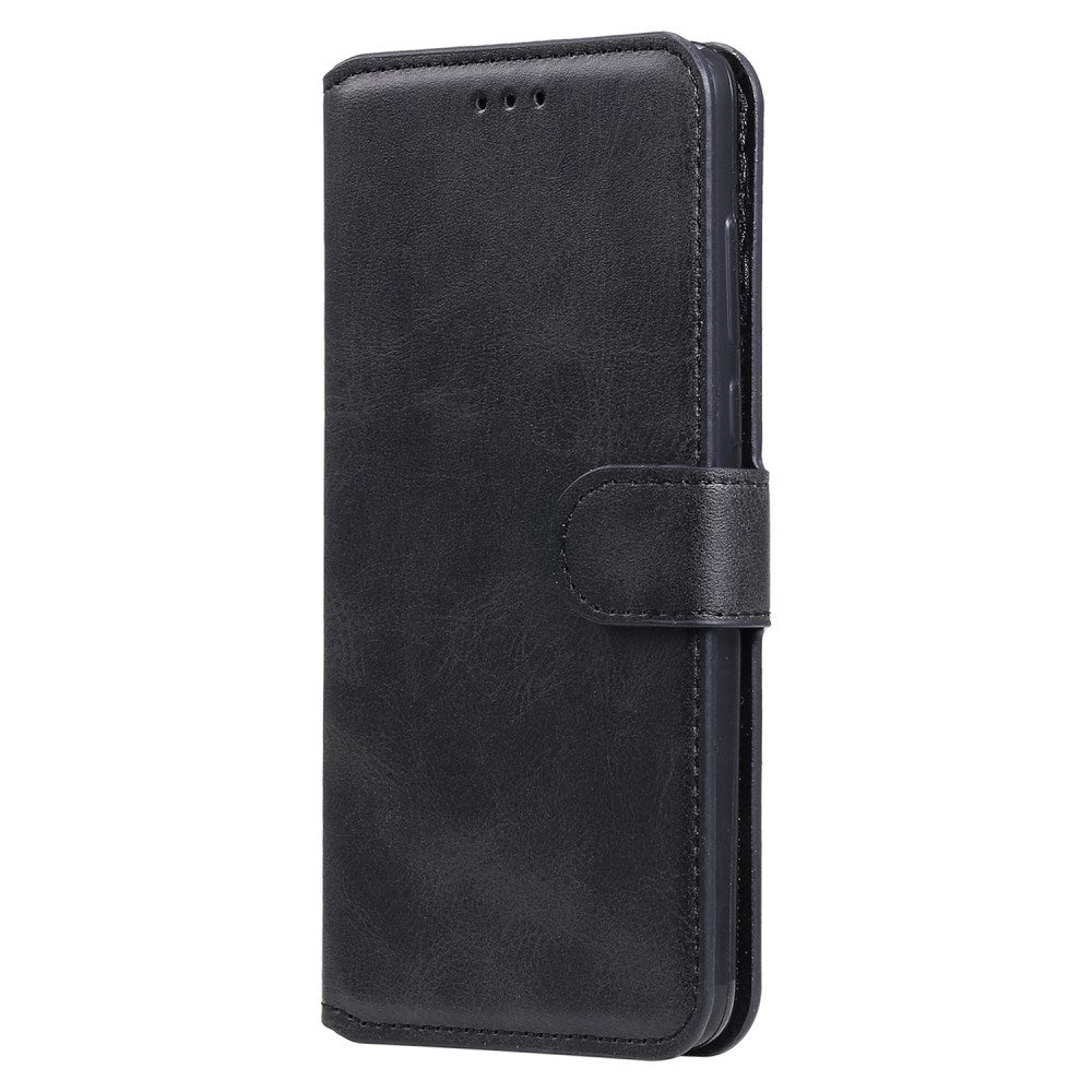 EIDERWOOD Samsung Galaxy S22+ (Plus) Faux Leather Flip Case with Cardholder & Stand Function - Black