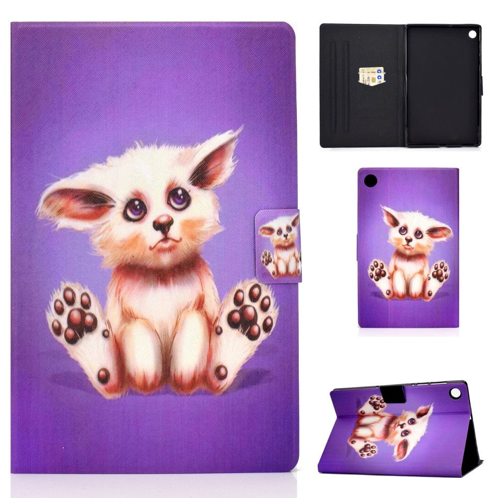 Huawei MatePad T10 / T10s Case w. Stand & Card Holder - Small Cat