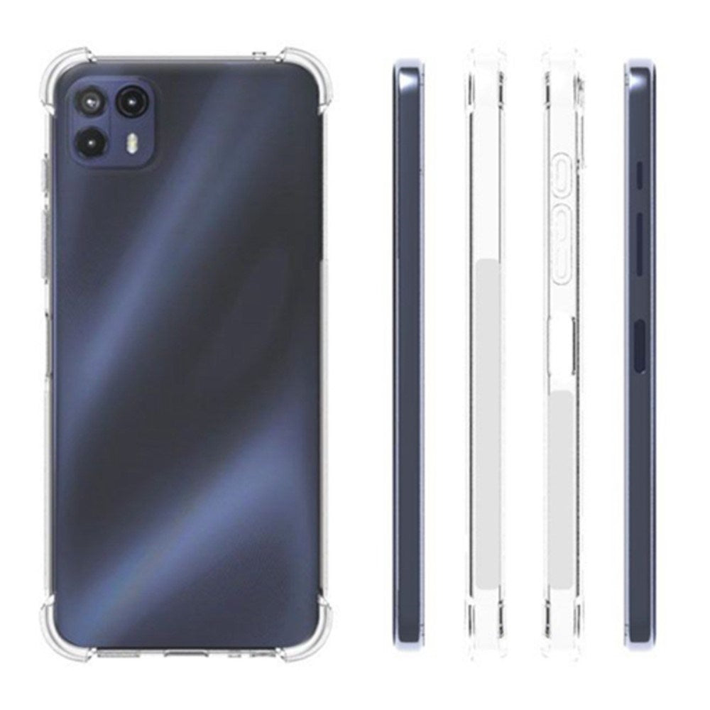 EIDERWOOD Motorola Moto G50 Plastic Case with Shock Absorbing Corners - Transparent