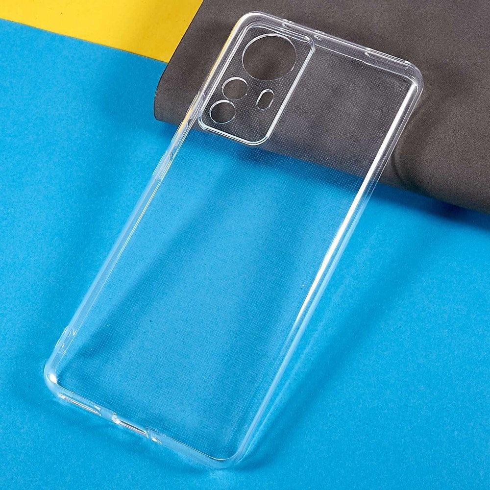 EIDERWOOD Xiaomi 12 Pro Flexible Plastic Back Case - Transparent