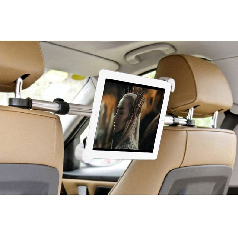 Universal Tablet Holder for Car 7-12" - Silver / Black