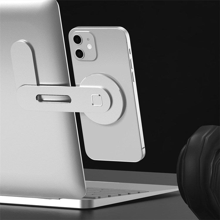 Phone Holder for Computer - MagSafe Compatible - Silver