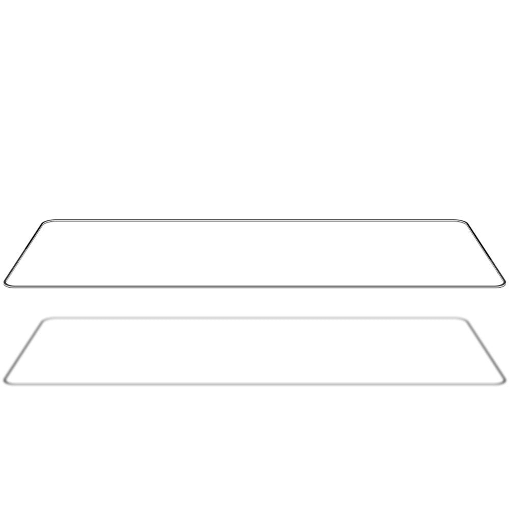 Samsung Galaxy Z Fold3 (5G) Full Fit Tempered Screen Protector Glass - Transparent / Black