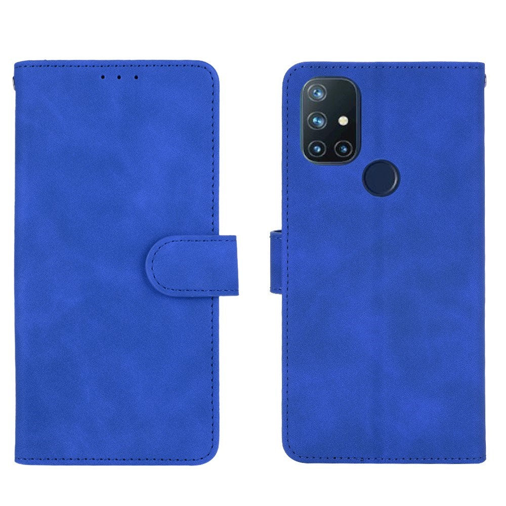 EIDERWOOD OnePlus Nord N10 Faux Leather Flip Case with Cardholder & Stand Function - Blue