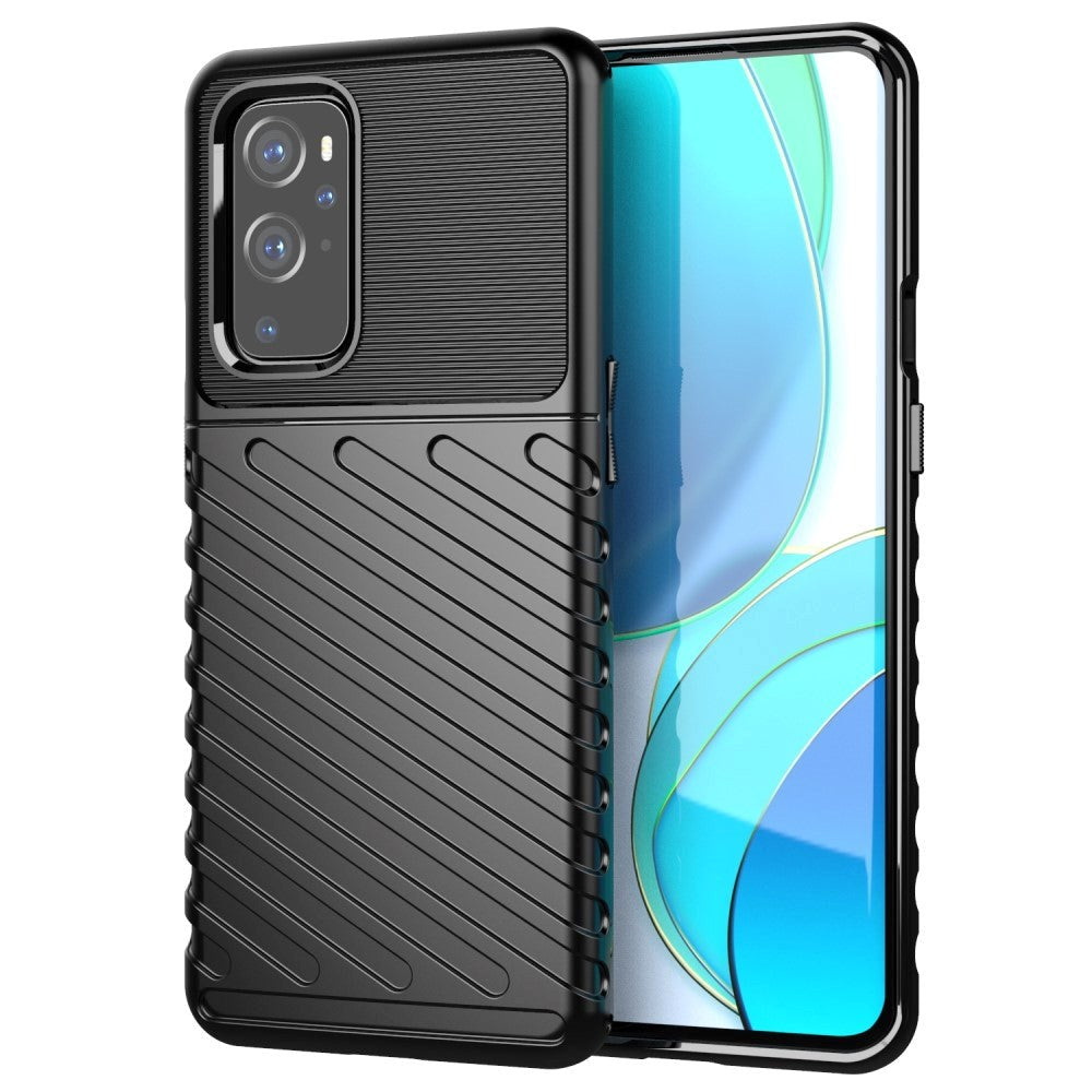 OnePlus 9 Pro Thunder Series Twill Plastic Case - Black