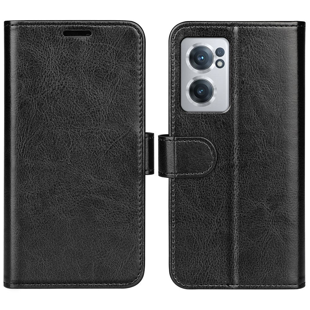 EIDERWOOD OnePlus Nord CE 2 (5G) Faux Leather Flip Case with Cardholder & Stand Function - Black