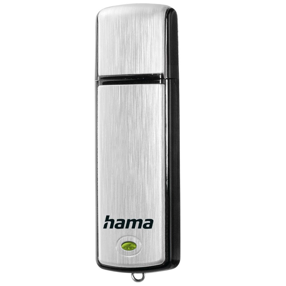 HAMA 32GB USB 2.0 Flash Drive - 10MB/s - Silver / Black