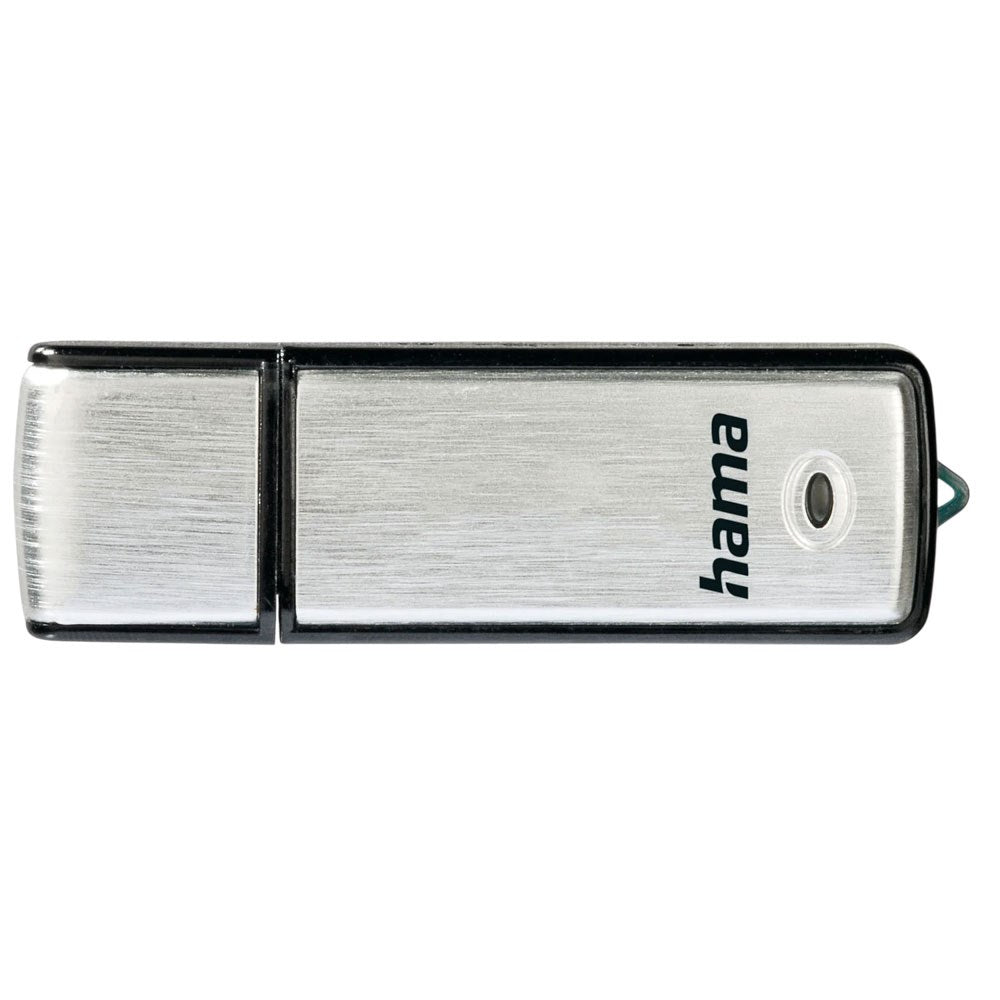 HAMA 32GB USB 2.0 Flash Drive - 10MB/s - Silver / Black