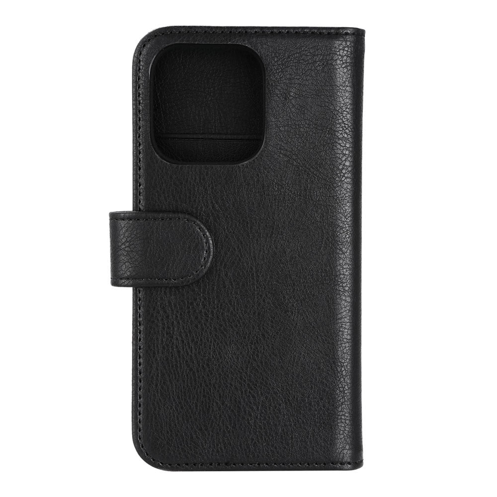 iPhone 14 Pro Essentials 2-in-1 Faux Leather Flip Case - Black