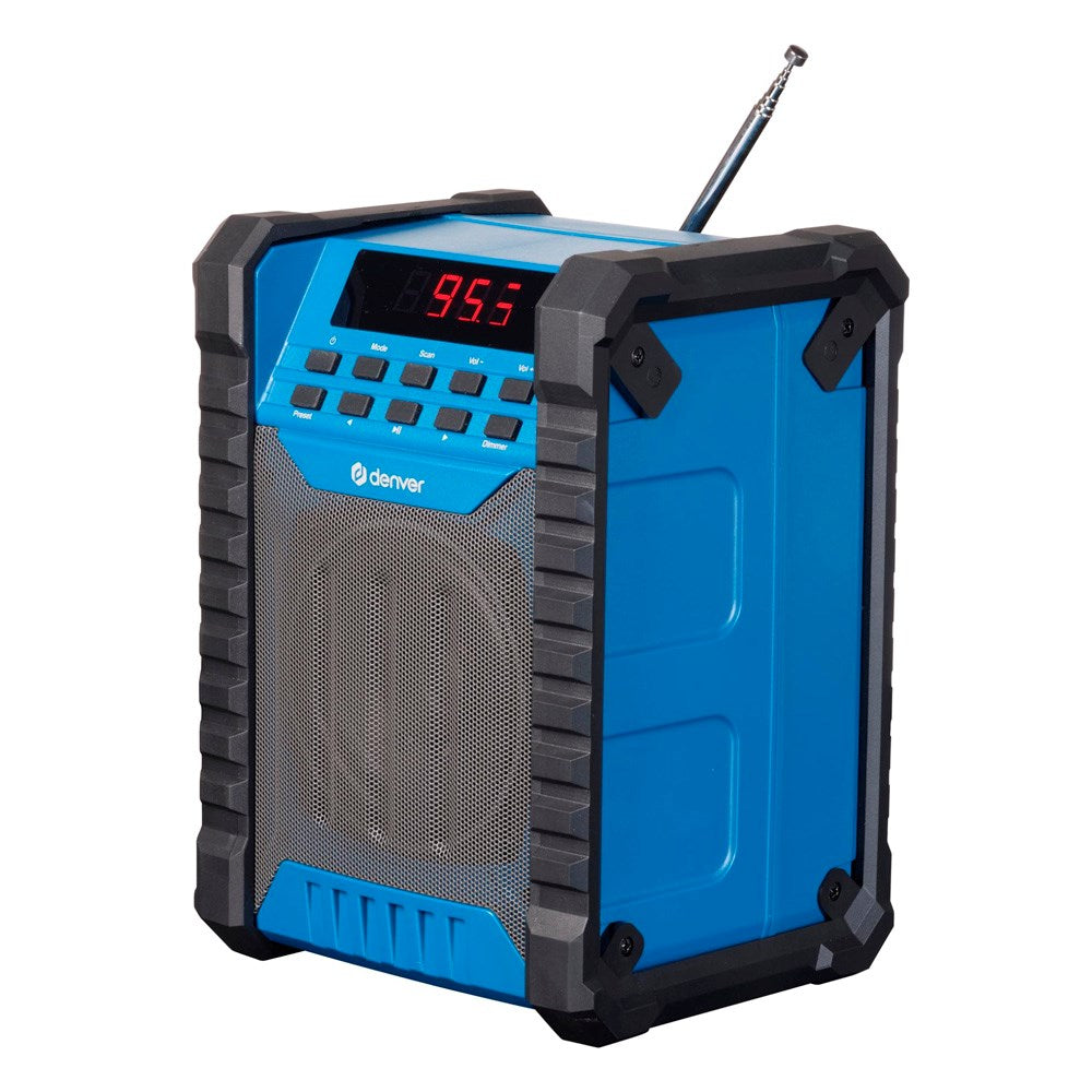 Denver Wireless Bluetooth Tough Speaker - Black / Blue