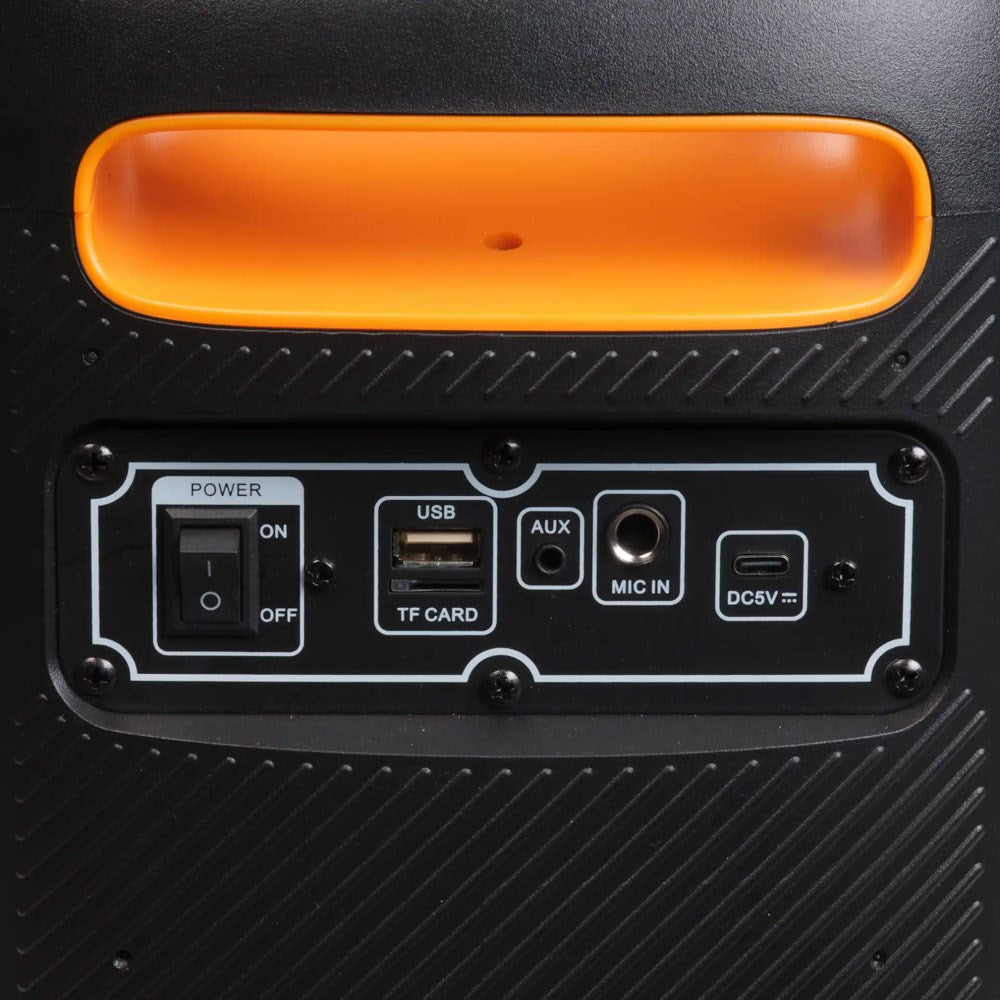 Denver BPS-165 Bluetooth Speaker with Built-in Light - Black