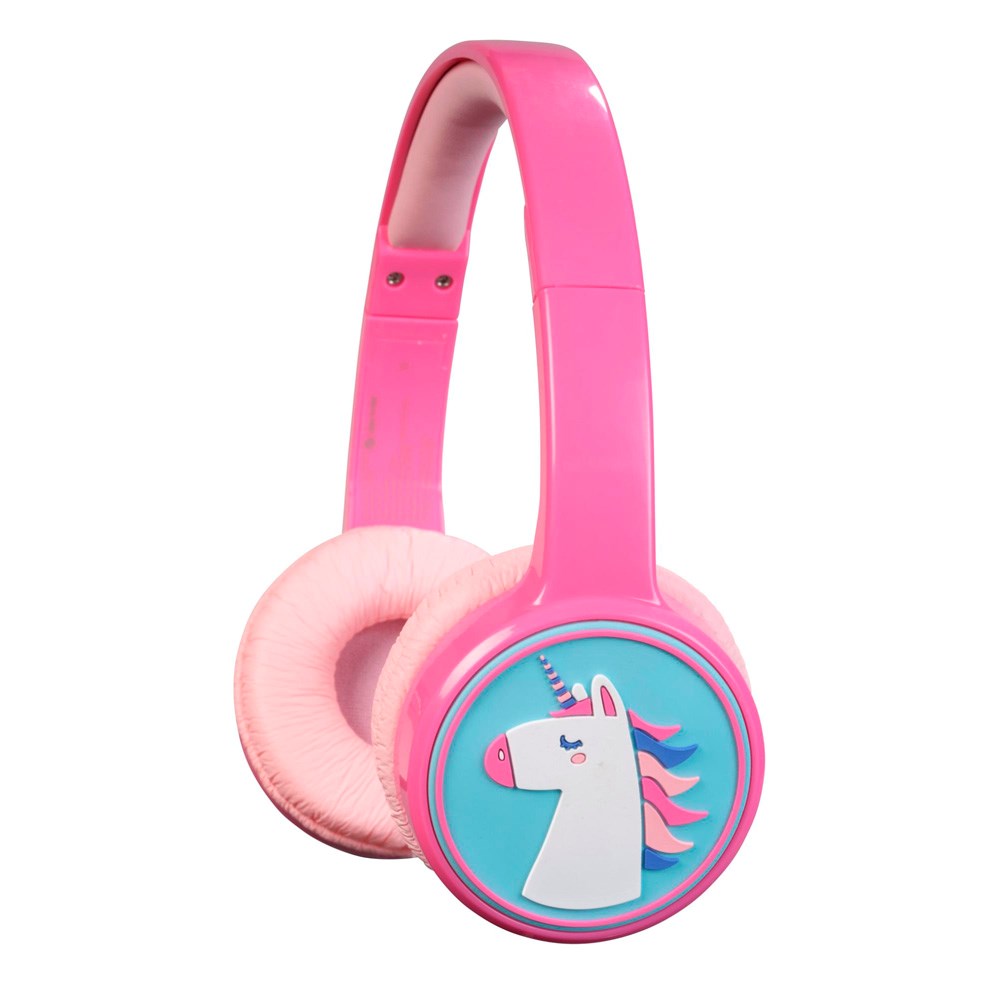 Denver Wireless On-Ear Headphones for Kids - Sound Limiting - Pink