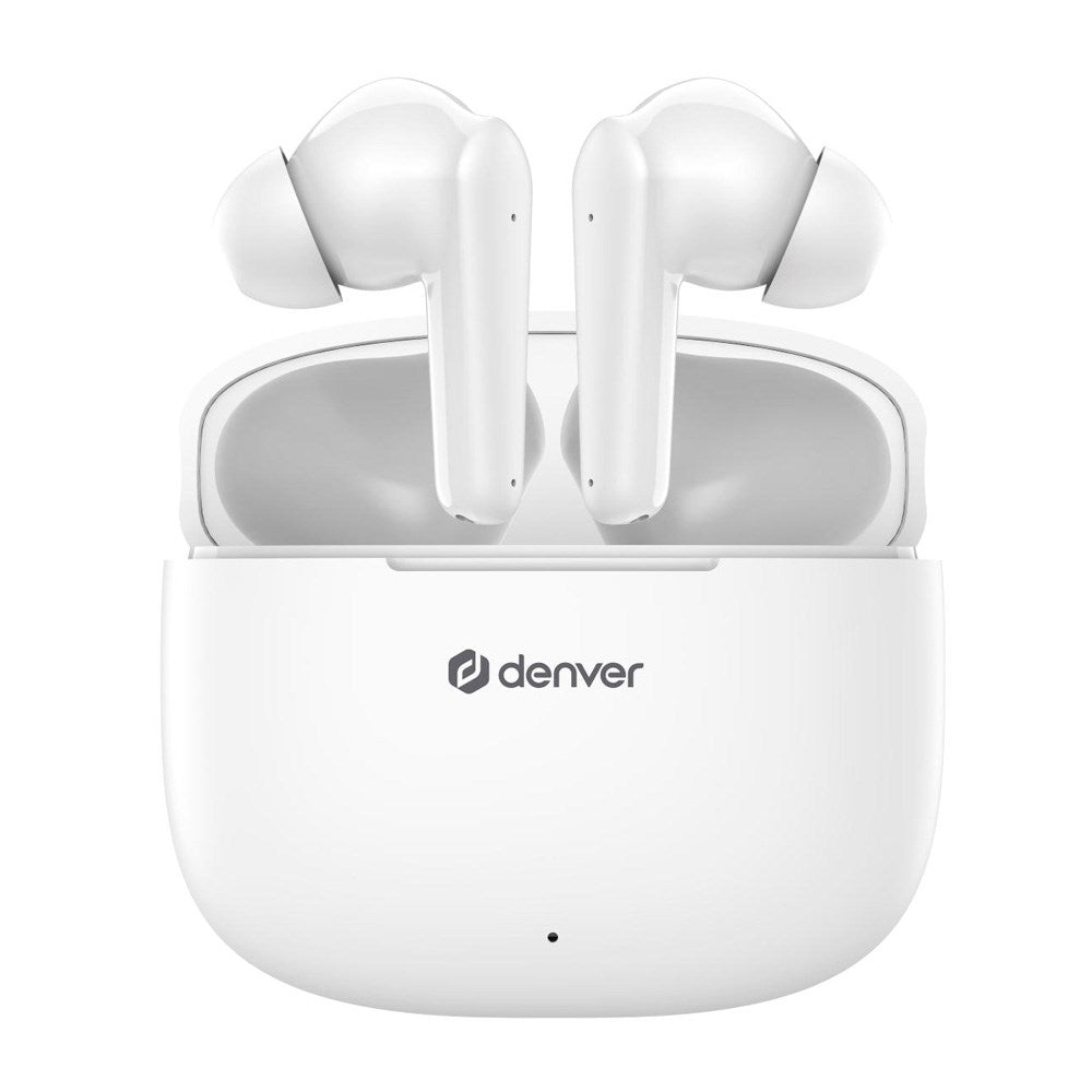 Denver True Wireless Headphones - In-Ear - White
