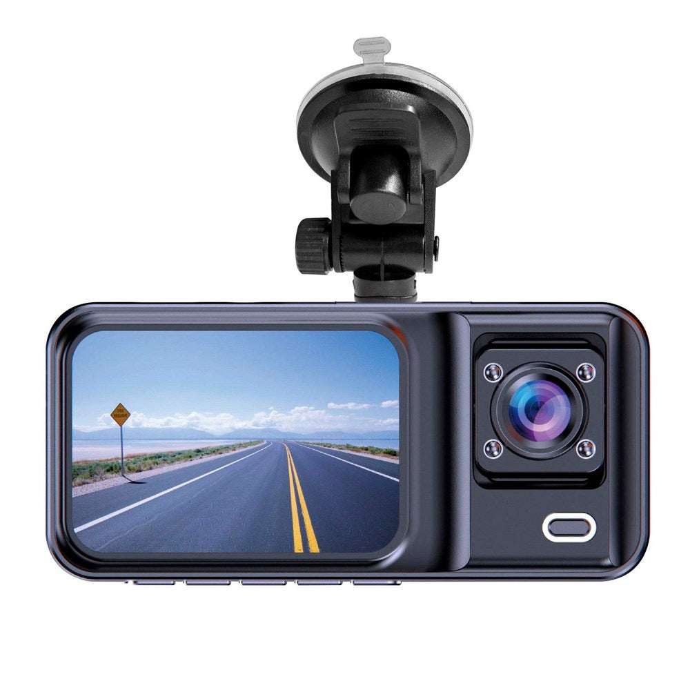 Denver CCT-2500 Dashcam for Car with Dual Camera - Black