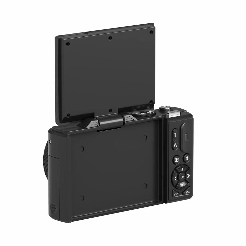 Denver Digital Camera with 3" IPS Flip Screen - 16 MP CMOS - Autofocus / Slow Motion / Time Lapse - Black