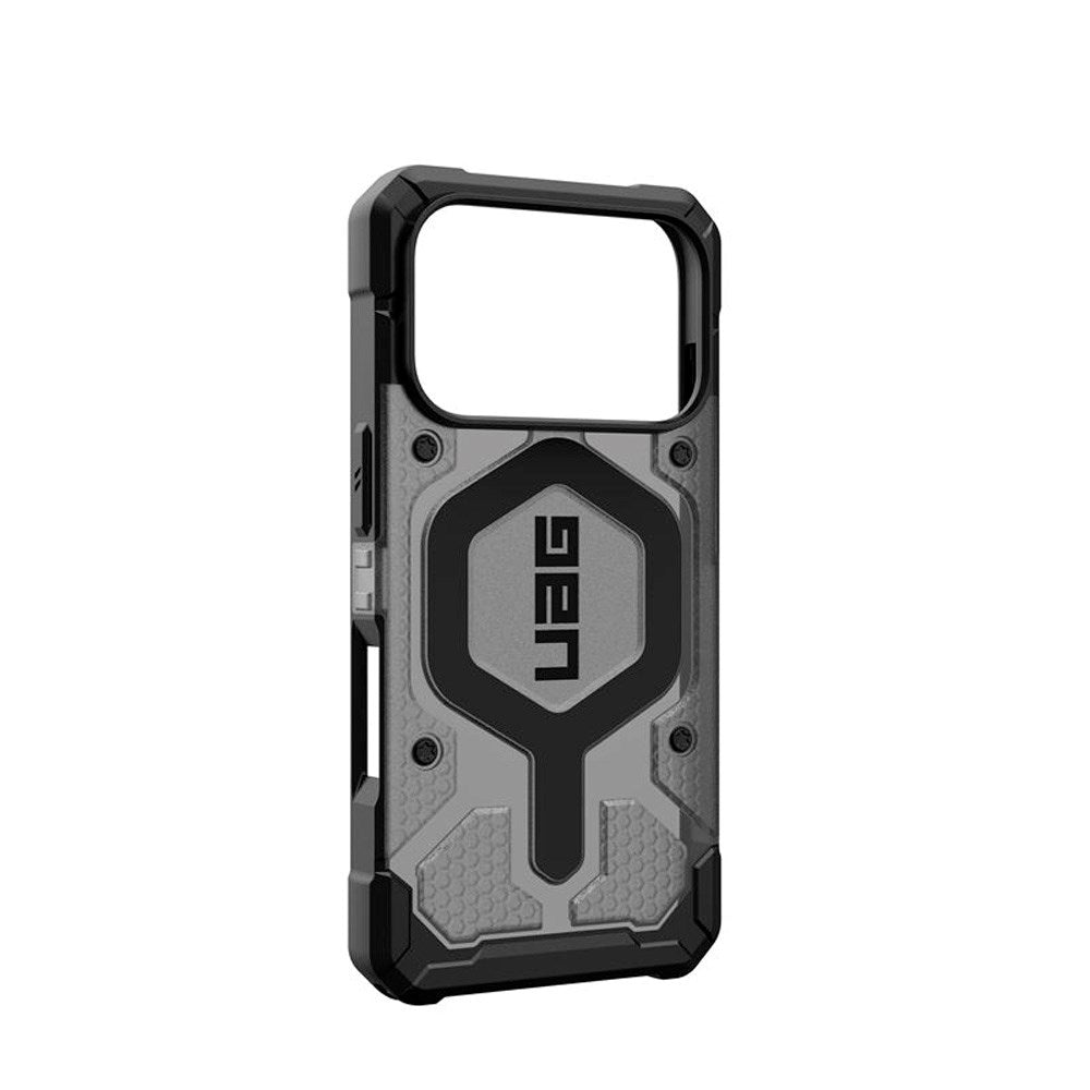 iPhone 17 Pro UAG Pathfinder Clear Case - MagSafe Compatible - Grey / Black