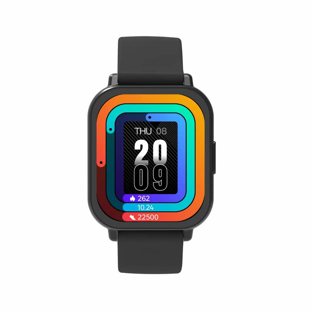 Denver SWC-176B Smartwatch with Sleep and Fitness Tracker - Silicone Strap - Black