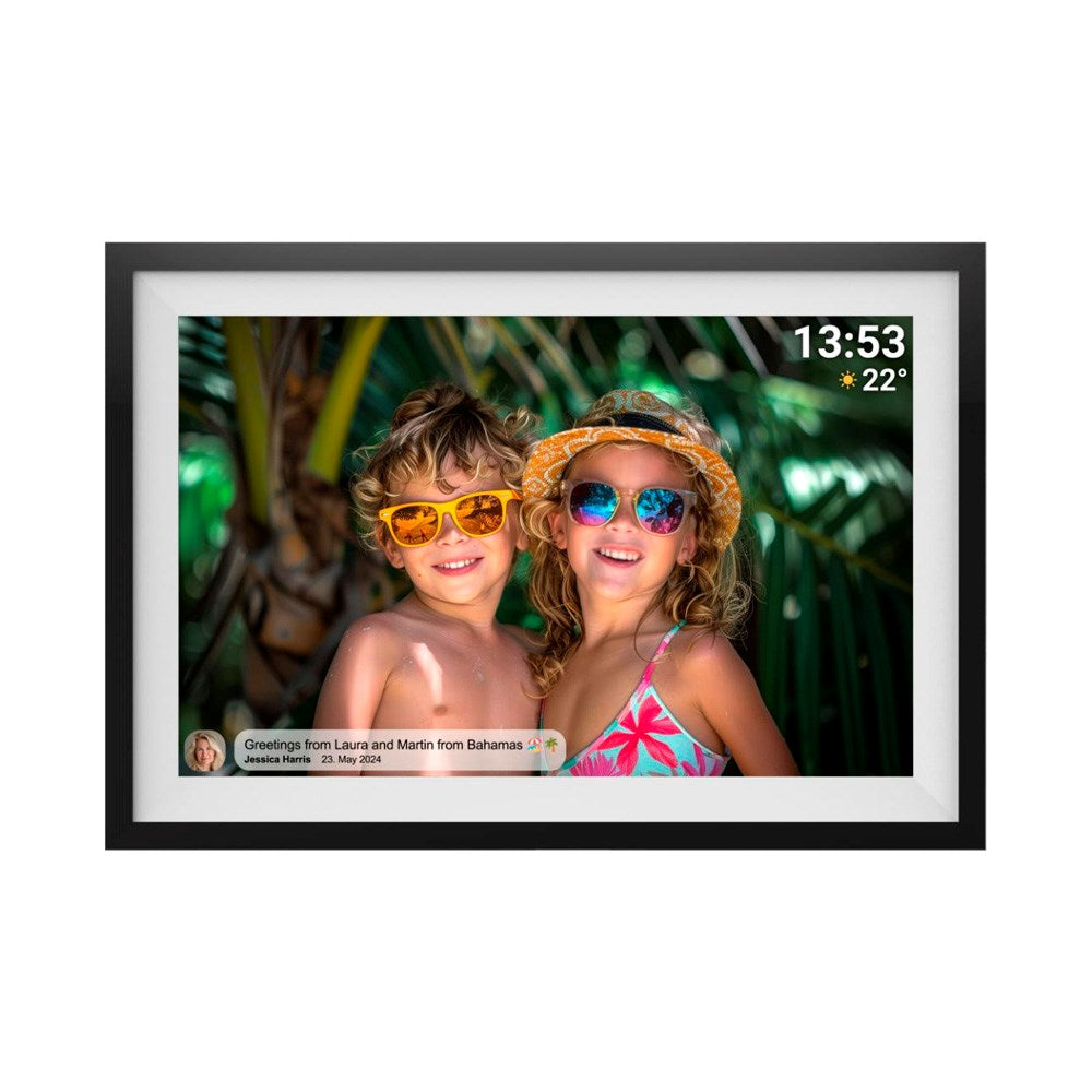 Denver Digital Photo Frame 10.1" - Frameo Photo Software - Black