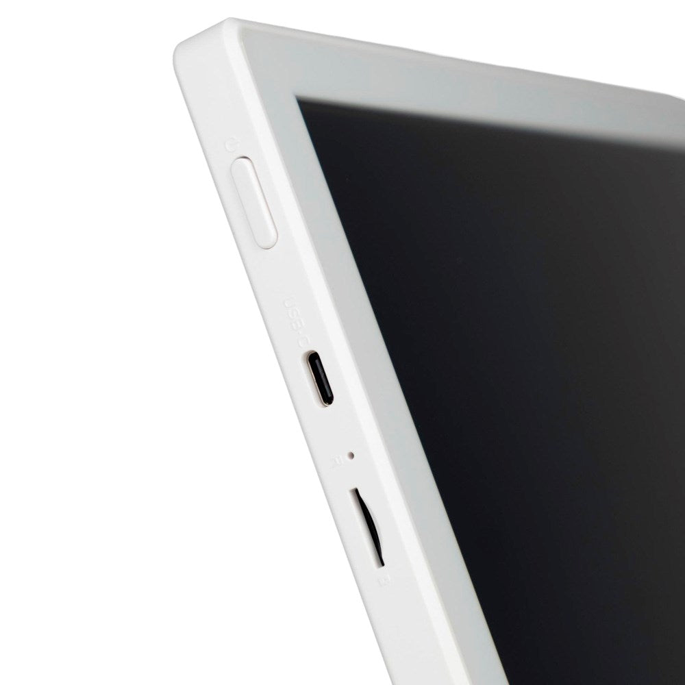 Denver Digital WiFi Photo Frame with Rechargeable Battery - Frameo Photo Software - White