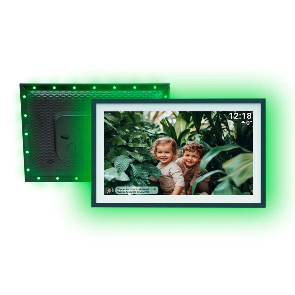 Denver 10.1" Digital WiFi Photo Frame with Frameo Photo Software & Light - Black