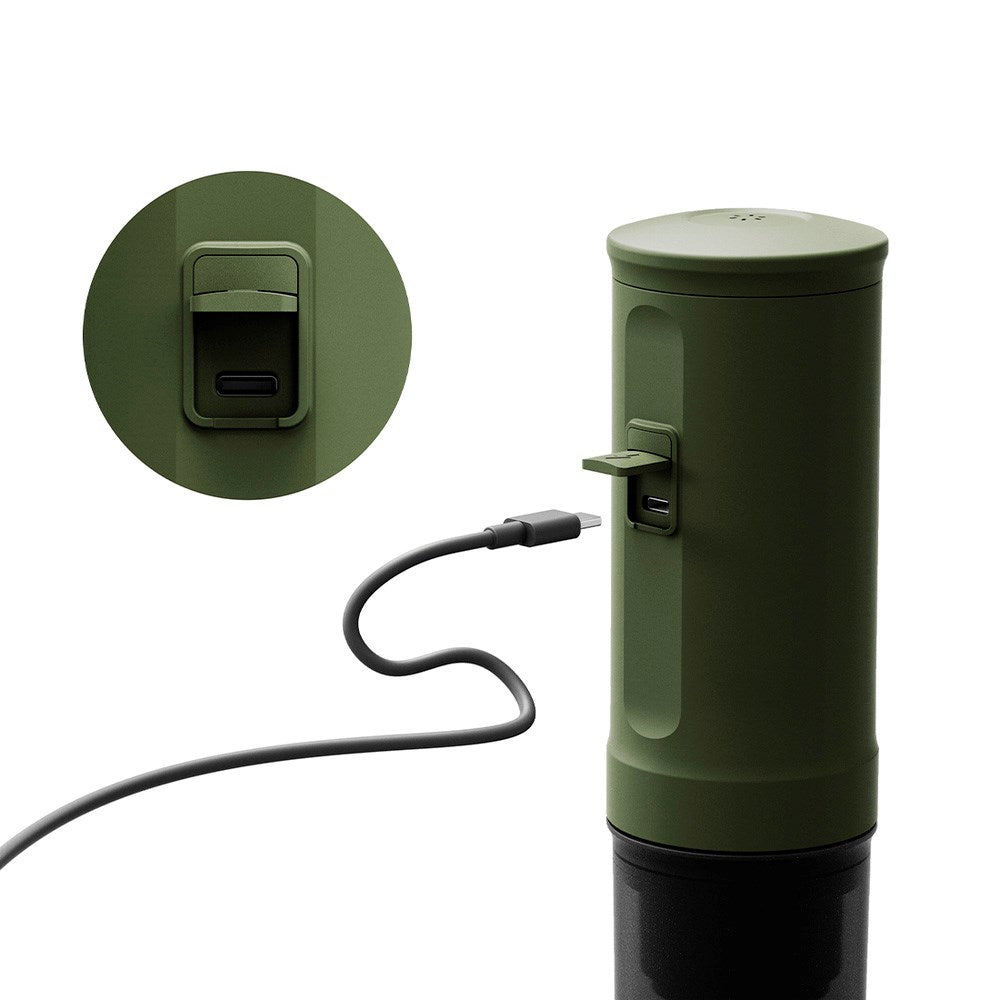 OutIn Nano Portable Espresso Machine - Forest Green