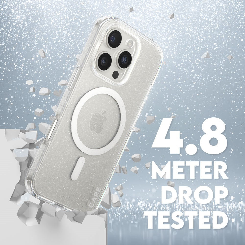 CARE by PanzerGlass iPhone 16 Pro FLAGSHIP Urban Combat Case - MagSafe Compatible - Star Lit / White