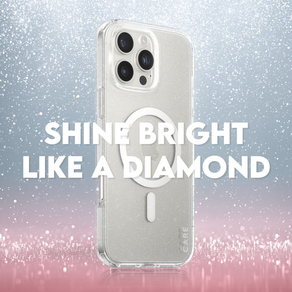 CARE by PanzerGlass iPhone 16 FLAGSHIP Urban Combat Case - MagSafe Compatible - Star Lit / White