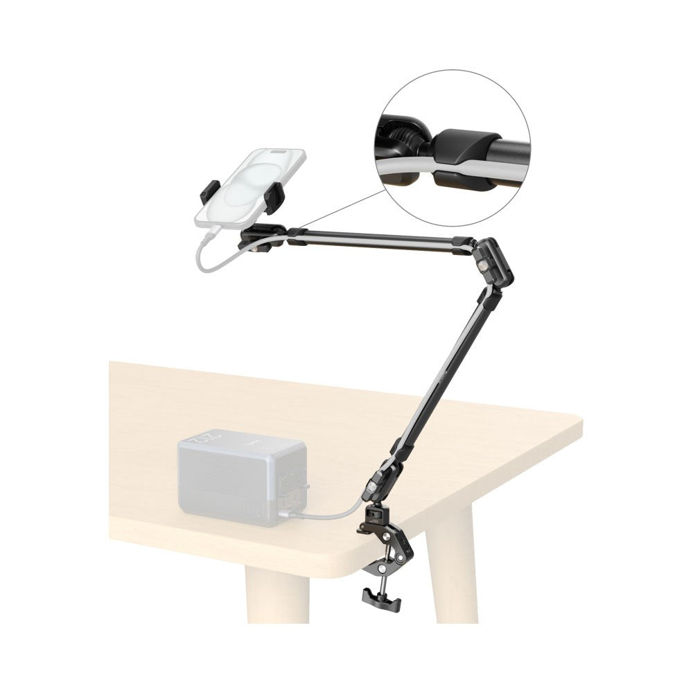 SmallRig 5625 Crab-Shaped Phone Holder for Table - Black