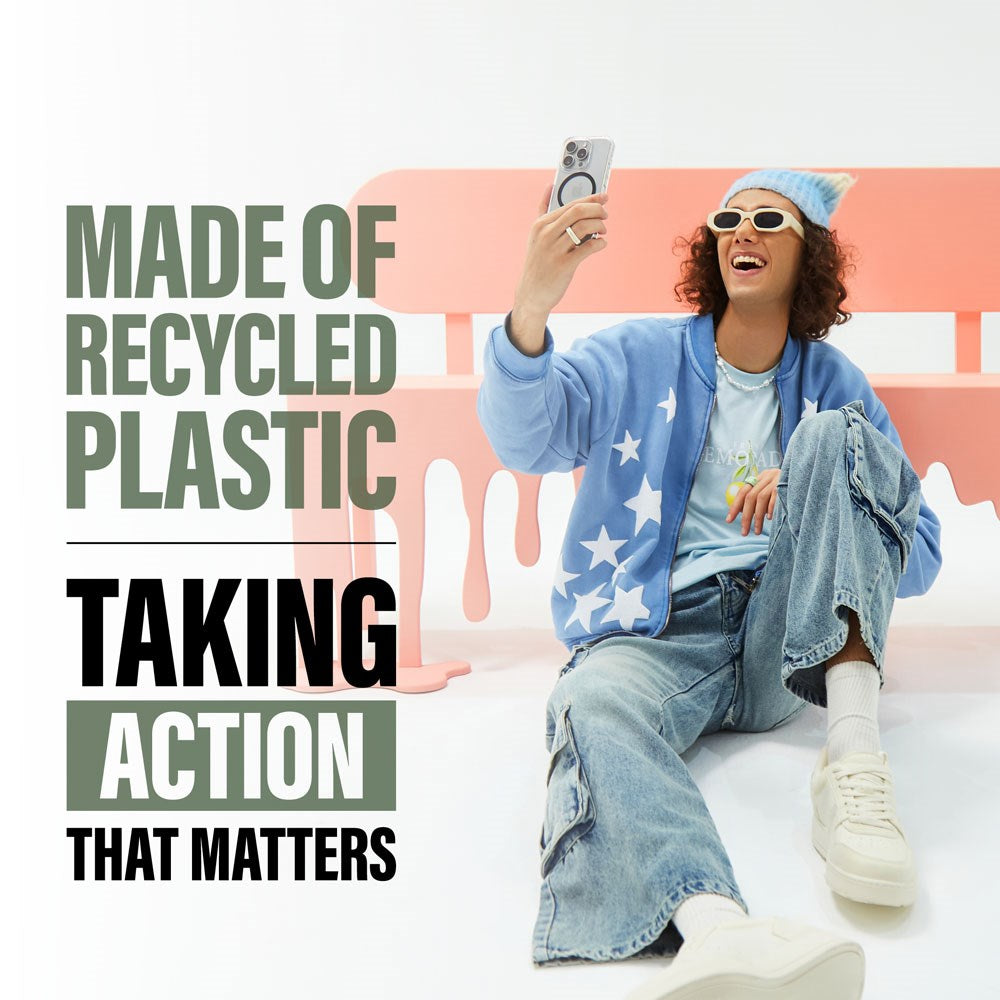 CARE by PanzerGlass iPhone 16 FLAGSHIP Urban Combat Case - Transparent / Black Frame