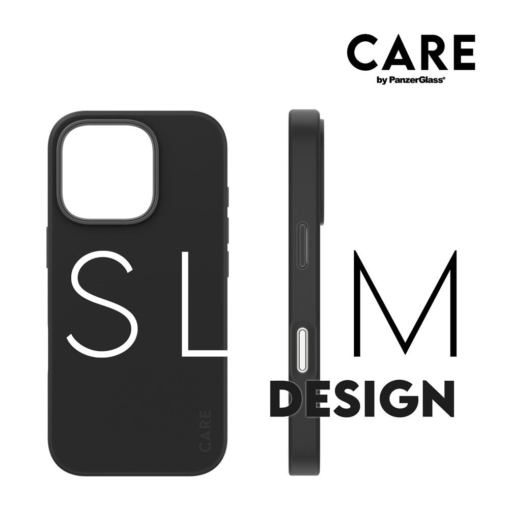 CARE by PanzerGlass iPhone 16 Pro FASHION Fearlessly Fashionable Case - MagSafe Kompatibel - Black