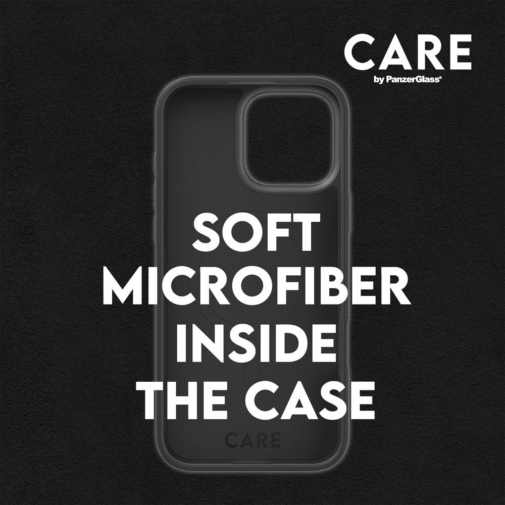 CARE by PanzerGlass iPhone 16 Pro Max FASHION Fearlessly Fashionable Case - MagSafe Kompatibel - Black