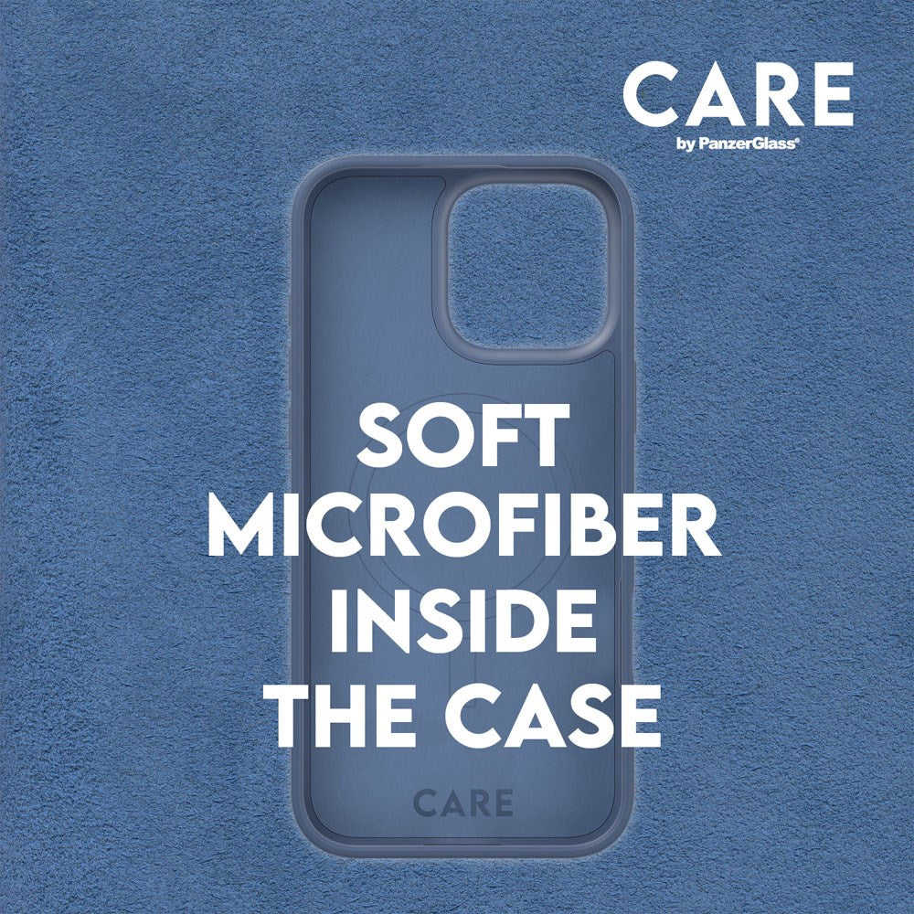 CARE by PanzerGlass iPhone 16 Pro Max FASHION Fearlessly Fashionable Case - MagSafe Kompatibel - Coronet Blue