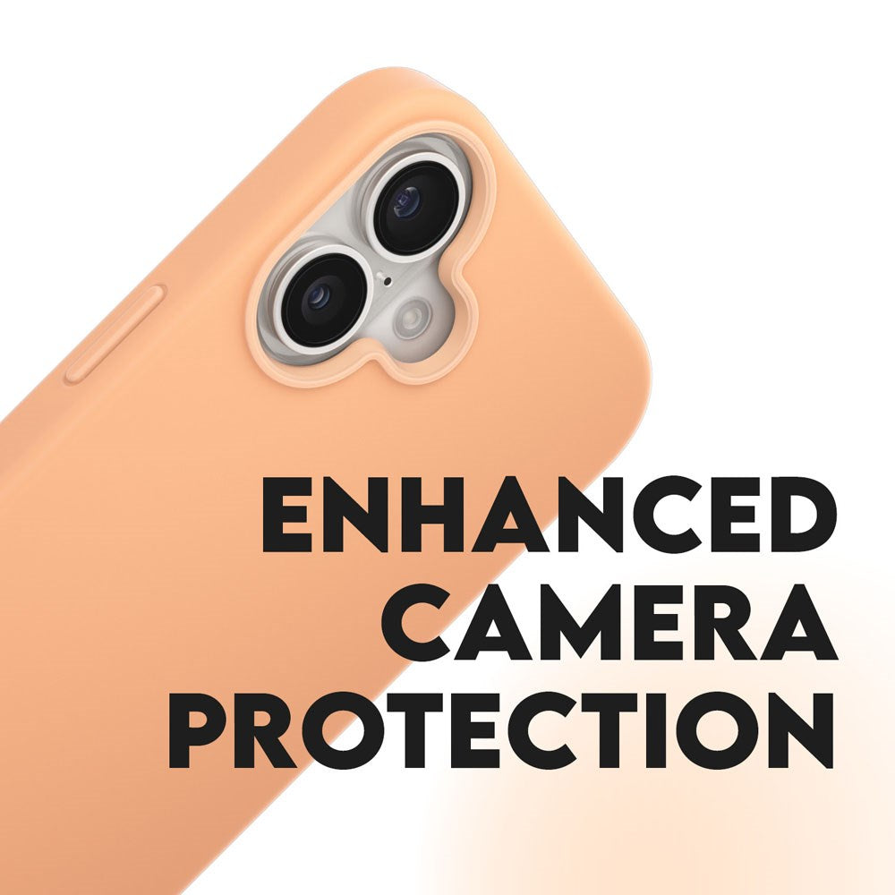 CARE by PanzerGlass iPhone 16 FASHION Fearlessly Fashionable Case - MagSafe Kompatibel - Peach Fuzz