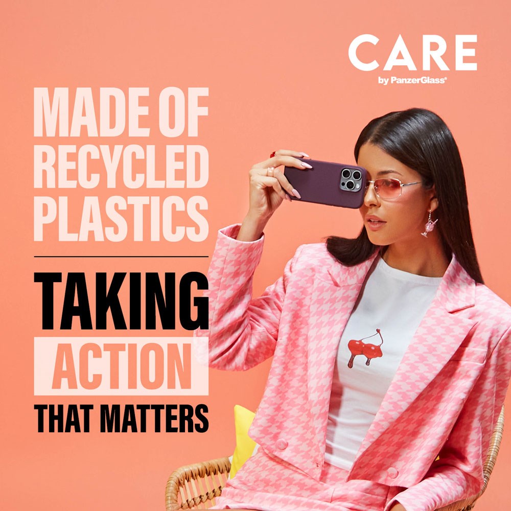 CARE by PanzerGlass iPhone 16 Pro FASHION Fearlessly Fashionable Cover - MagSafe Kompatibel - Peach Fuzz