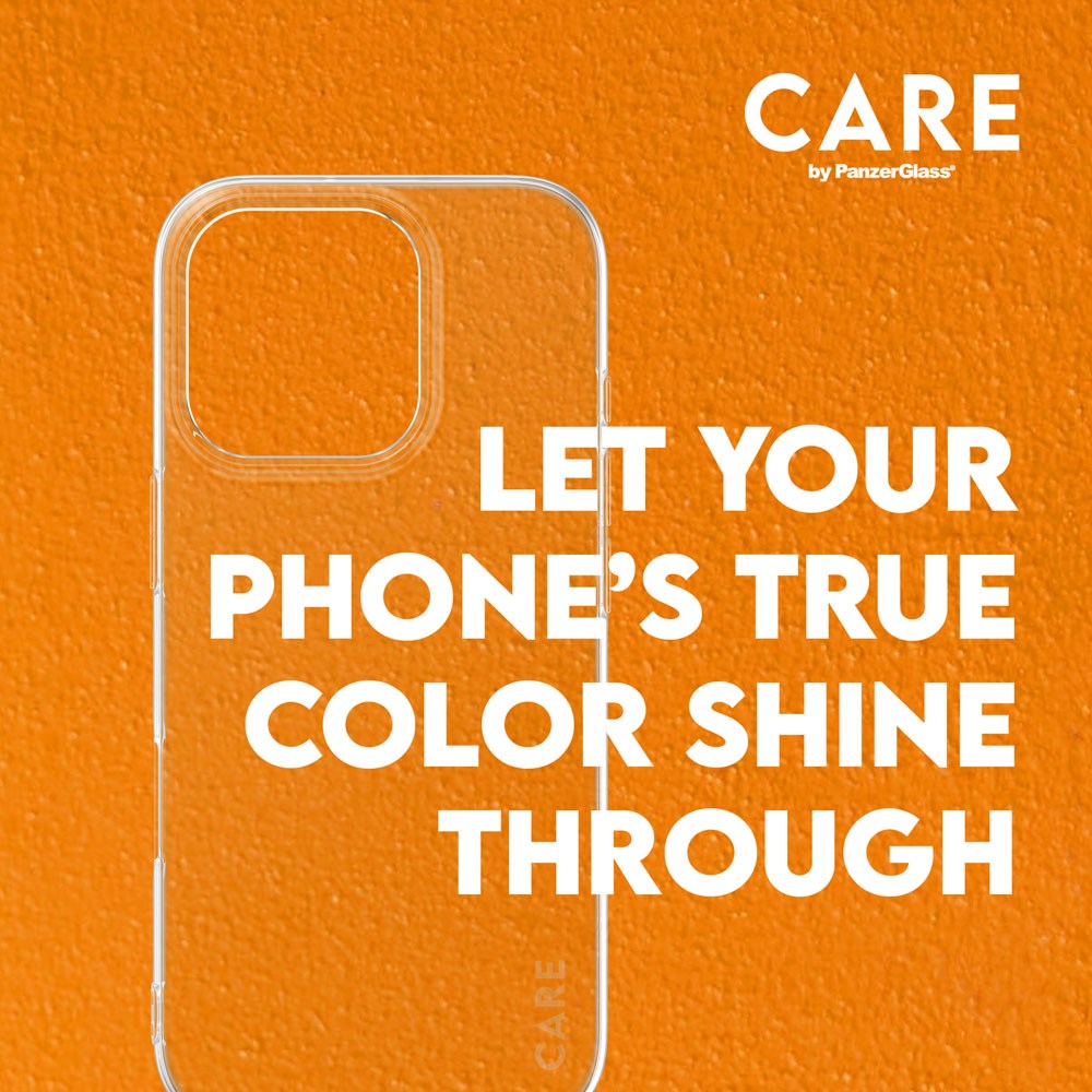 CARE by PanzerGlass iPhone 16 Pro FASHION X-Ray Soft Basic Case - Transparent