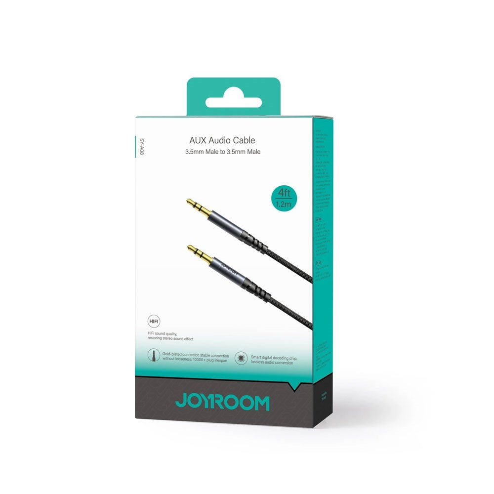 Joyroom AUX Audio Cable / 3.5mm Mini Jack - 1.2m - Black