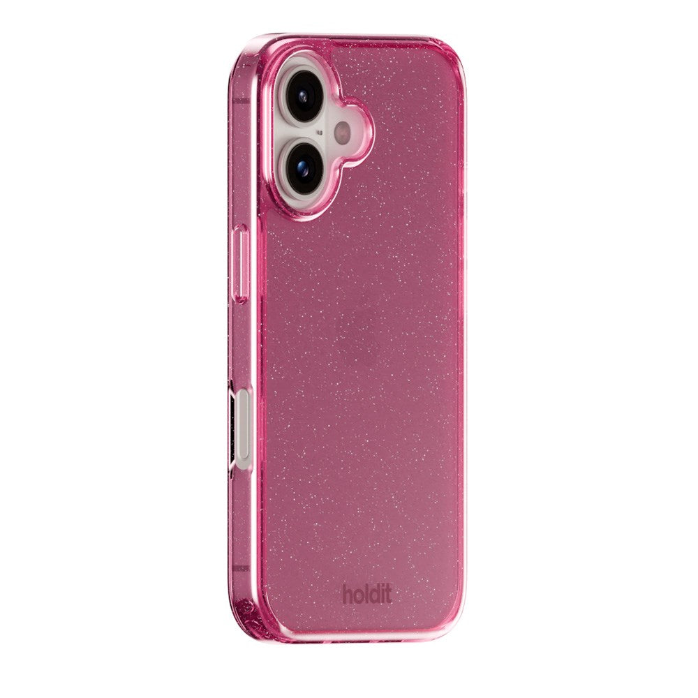 Holdit iPhone 16 Glitter Case - Pink