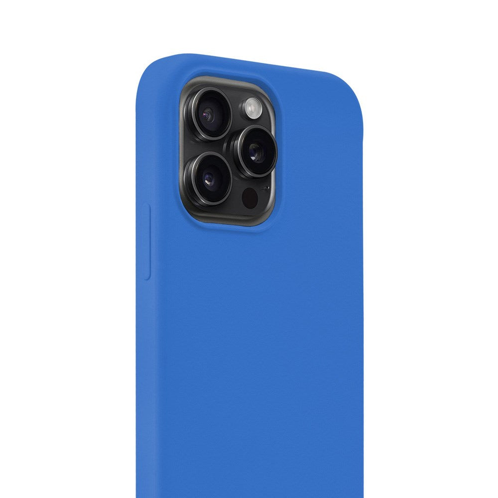 Holdit iPhone 15 Pro Soft Touch Silikone Case - Sky Blue